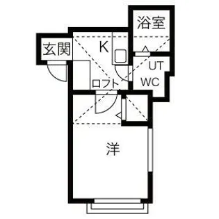 アランチェート矢田【1階】の間取り