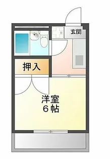 ハイシティ小池【205号室】の間取り