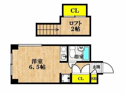 トラスティーコート【1階】の間取り