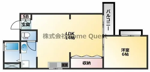 サンハイツ松山【2階】の間取り