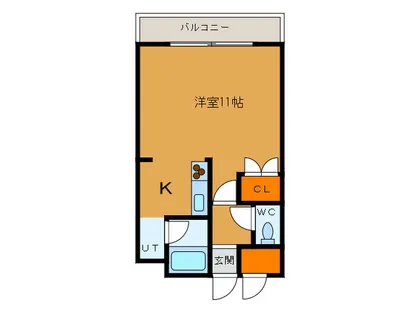 サンヒルズ【4F号室】の間取り