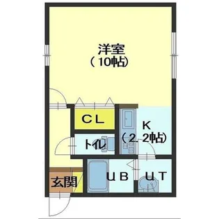 アカンサス【204号室】の間取り