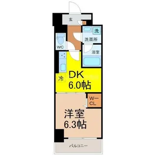 メイボーテセラ【8階】の間取り