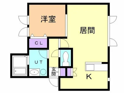 レジデンス鷲別7【202号室】の間取り