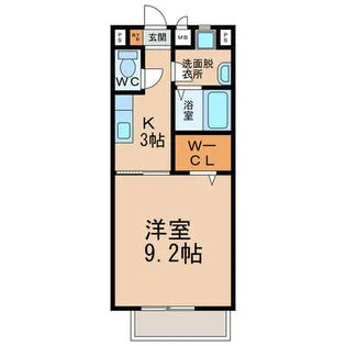 プランドールB棟【1階】の間取り