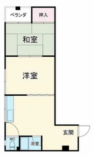 吉田ビル【4階】の間取り