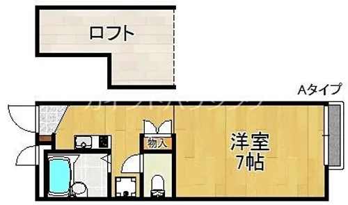 レオパレスWing K【1階】の間取り