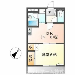 スカイウィング草間【103号室】の間取り