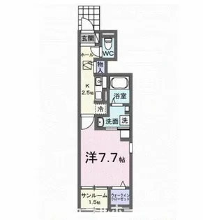 ヒカルサ豊橋東田町Ⅰ【1階】の間取り
