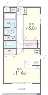 グランシャトー新在家【2階】の間取り