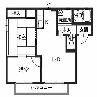 大阪府泉大津市河原町【アパート】の間取り