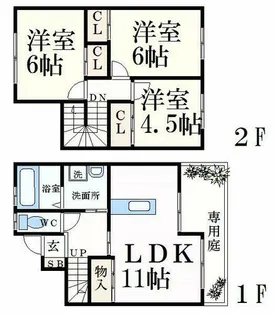 メゾンマルコ【1階】の間取り