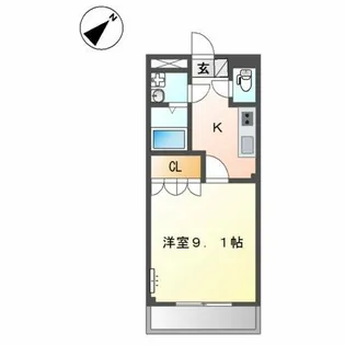 ラベンダーガーデンⅡ【1階】の間取り