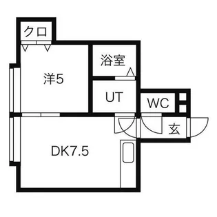 アールズコート【102号室】の間取り