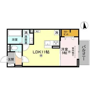 マーレ・カルモ【2階】の間取り