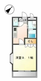 アメニティ徳力【2階】の間取り