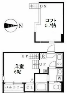 Daffodil(ダフォディル)【2階】の間取り