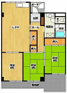 メゾンサカエ【2階】の間取り