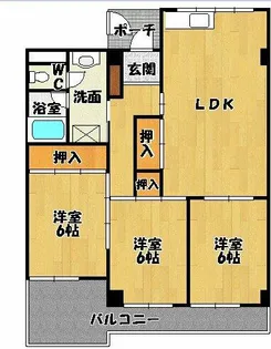 メゾンサカエ【2階】の間取り