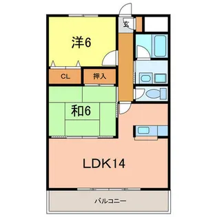 ステーシア雅Ⅱ【3階】の間取り