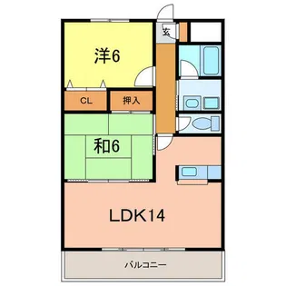 ステーシア雅Ⅱ【3階】の間取り
