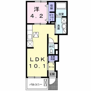 フォンデ【1階】の間取り