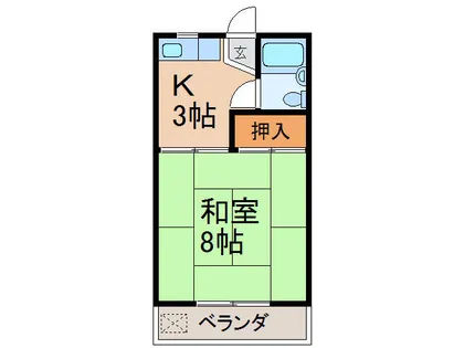 コーポあい【2階】の間取り