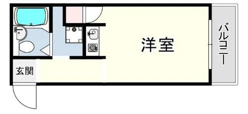 プチドール北野【4階】の間取り