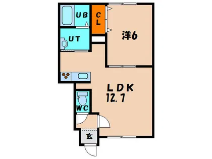 RiAAn リアン【101号室】の間取り