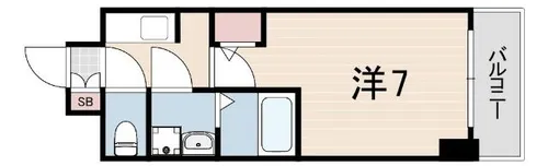 ワールドアイ神戸ハーバーランド2【7階】の間取り