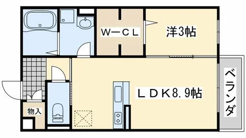 ルエル ruelle【2階】の間取り