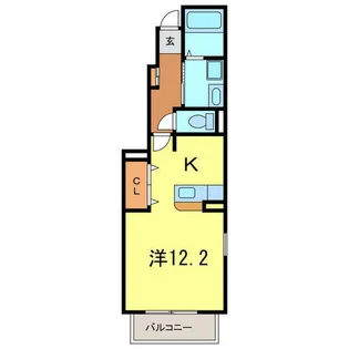 セレーノ【101号室】の間取り
