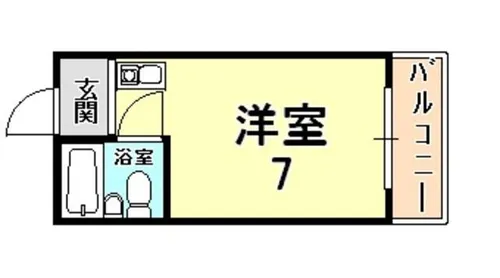 ダイドーメゾン御影2【4階】の間取り