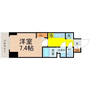 エスリード新栄グランラグジェ【4階】の間取り