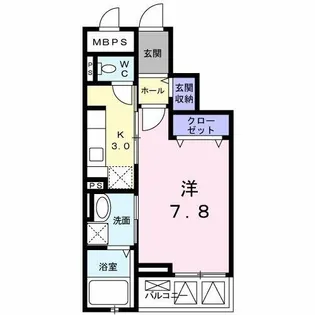 グランシャリオ【3階】の間取り