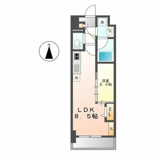 ポルタニグラ大須【10階】の間取り