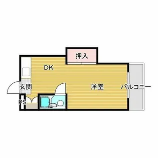 茨木フラワーハイツ【1階】の間取り