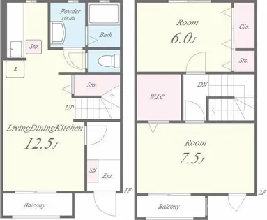 グランシャリオ水尾【1階】の間取り