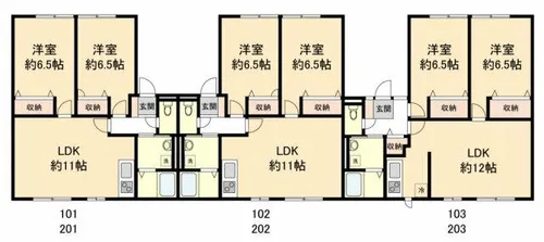 グランド・ソレイユ【1階】の間取り