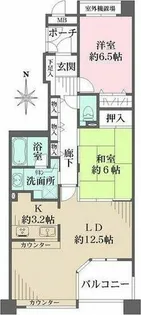 ファミール鶴舞【4階】の間取り