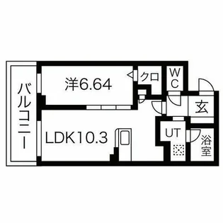 JMFレジデンス名駅南(旧 Dimora名駅南)【5階】の間取り