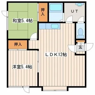 コーポ・ラーチ【101号室】の間取り