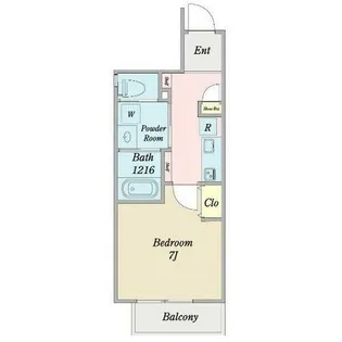 COZY川名本町【404号室】の間取り