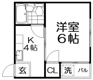 ビューハイツ枚方A棟【3階】の間取り