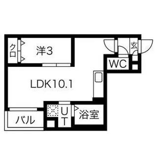 Jack kanseiⅣ【2階】の間取り