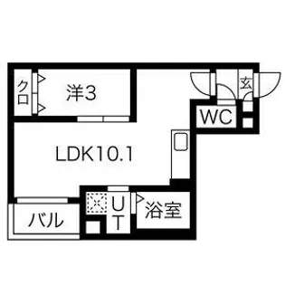 Jack kanseiⅣ【2階】の間取り