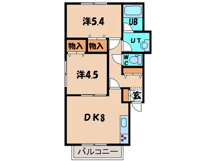 ペリーランド【302号室】の間取り