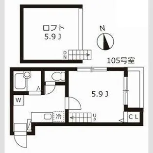 シェーネスハイム黒門【1階】の間取り