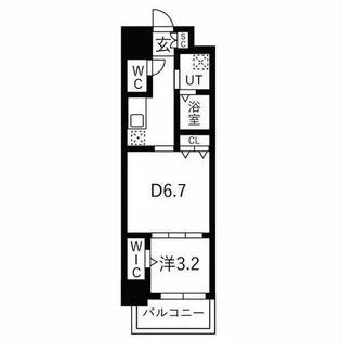 メイクス大阪鶴見【10階】の間取り