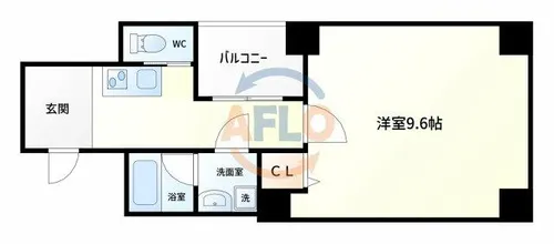 グリュックメゾン福島【4階】の間取り